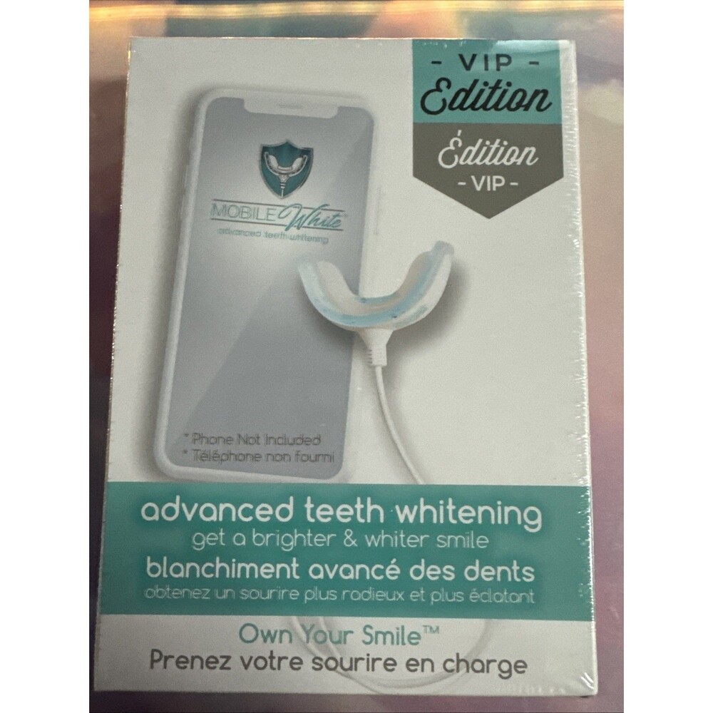 Mobile White VIP Edition Advanced Teeth Whitening Kit Whiter Smile NEW/SEALED